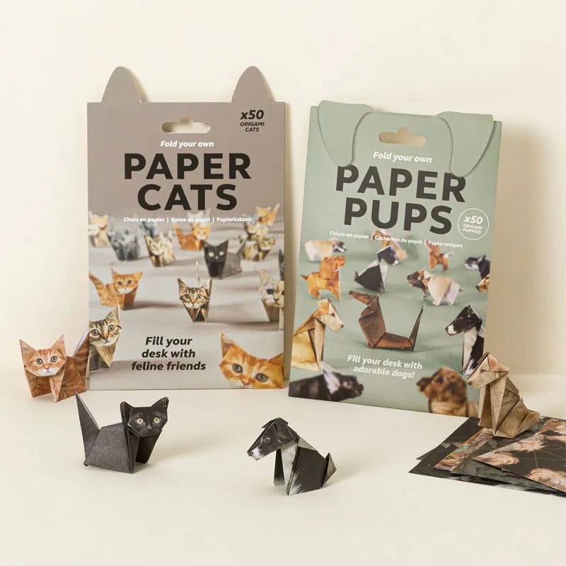 50 Stück DIY-Bastelset für Papierkatzen