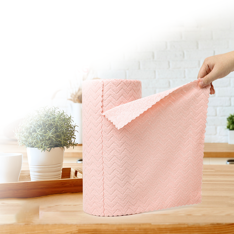 🧼🌀 Mikrofaser-Reinigungstücher Rolle