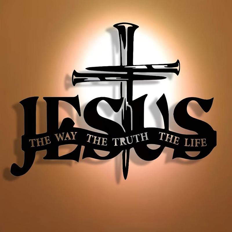 (🎁Letzter Tag 49% OFF)🔥Jesus & Kreuz Design Wandkunst - ⌛Limited Handmade Series