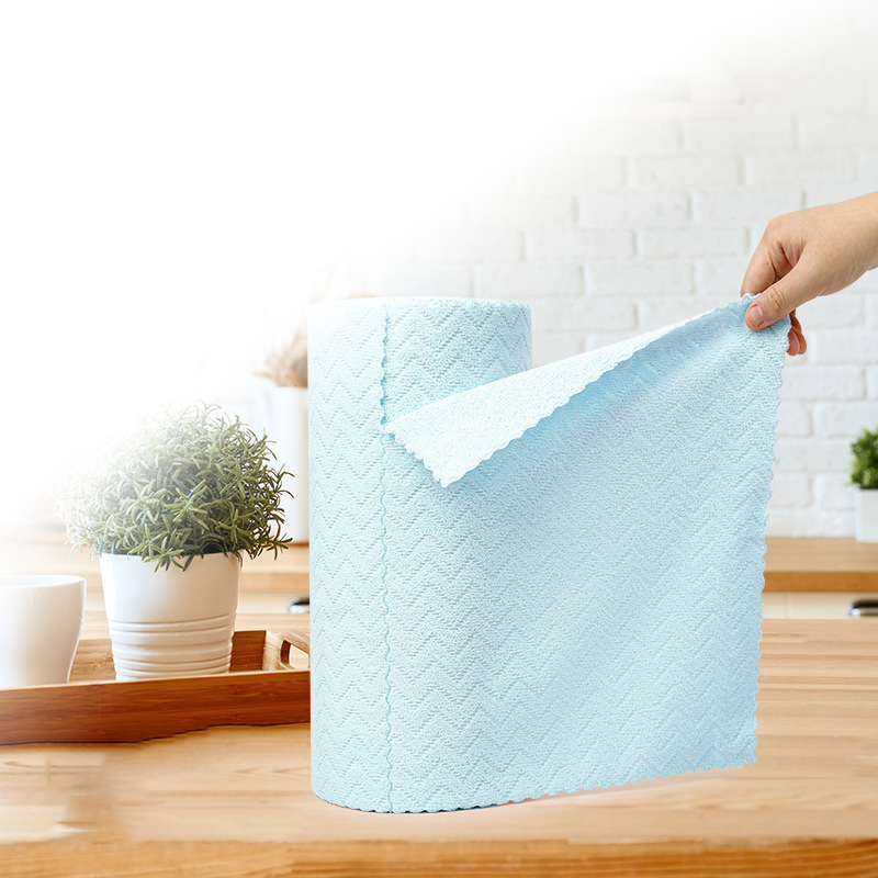 🧼🌀 Mikrofaser-Reinigungstücher Rolle