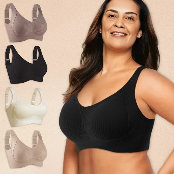 🎁Kaufen Sie 1, erhalten Sie 3 Packungen🔥Rippstrick-BH mit verstellbaren Trägern für Frauen