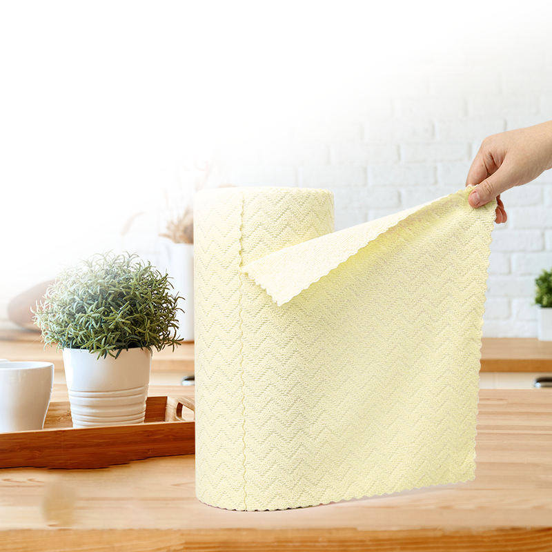 🧼🌀 Mikrofaser-Reinigungstücher Rolle