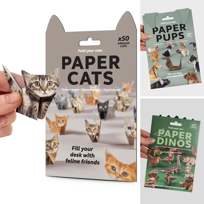 50 Stück DIY-Bastelset für Papierkatzen