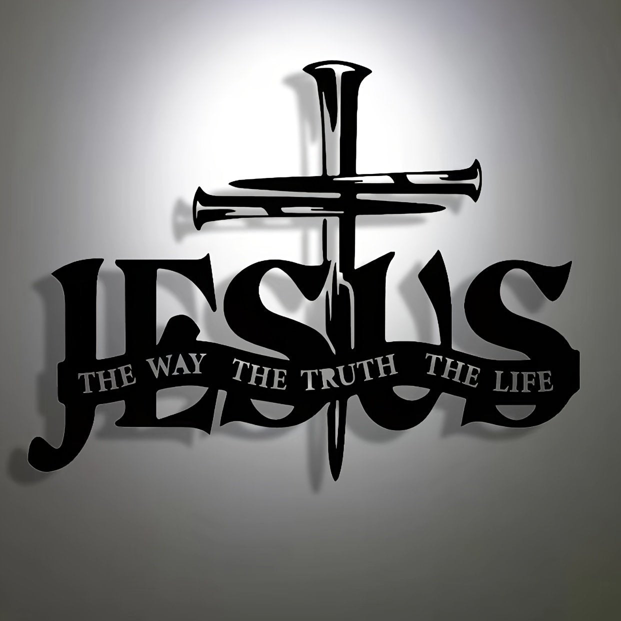 (🎁Letzter Tag 49% OFF)🔥Jesus & Kreuz Design Wandkunst - ⌛Limited Handmade Series