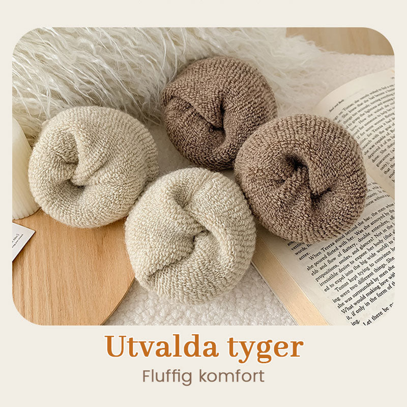 🧦 5 Paar Wollsocken für Damen – Warme Socken mittlerer Größe