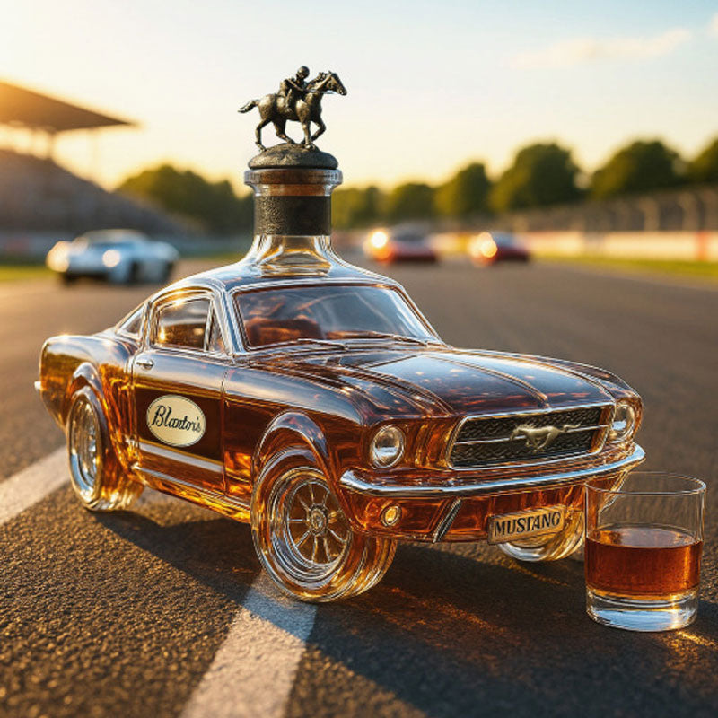 Polizeiauto Whiskyflasche