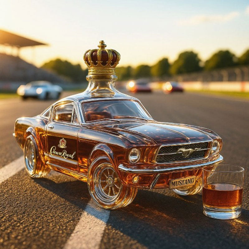Polizeiauto Whiskyflasche