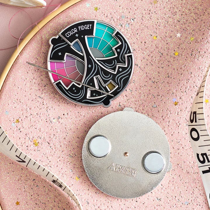 🌈Farbiger Fidget-Emaille-Anstecker (✨Ein Rad mit zwanzig Farbtönen)