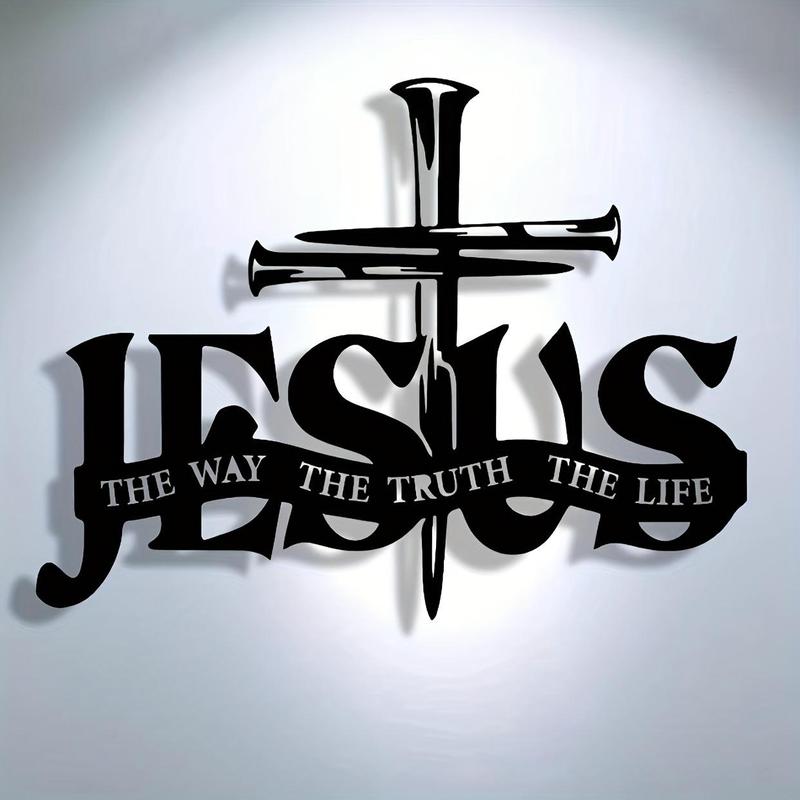 (🎁Letzter Tag 49% OFF)🔥Jesus & Kreuz Design Wandkunst - ⌛Limited Handmade Series