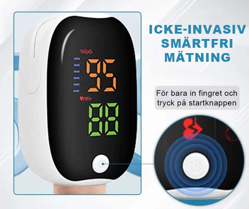 Oximeter med fingerklips