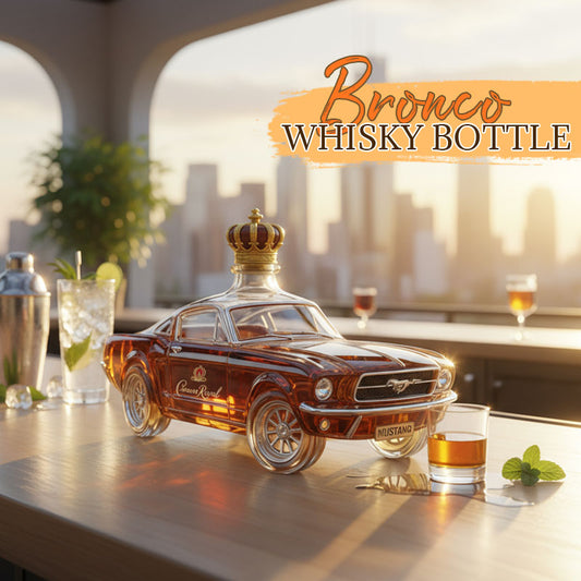 Polizeiauto Whiskyflasche