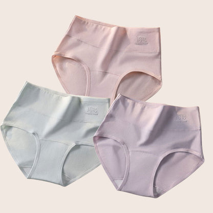 Wysokie majtki bawełniane z lekkim efektem modelującym – miękka wygoda ✨☁️