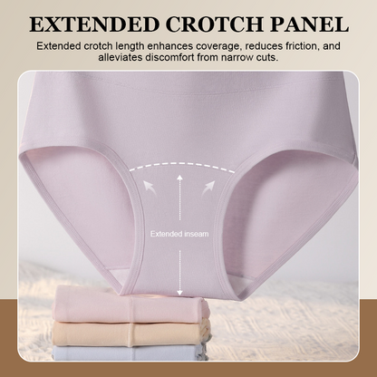 Wysokie majtki bawełniane z lekkim efektem modelującym – miękka wygoda ✨☁️