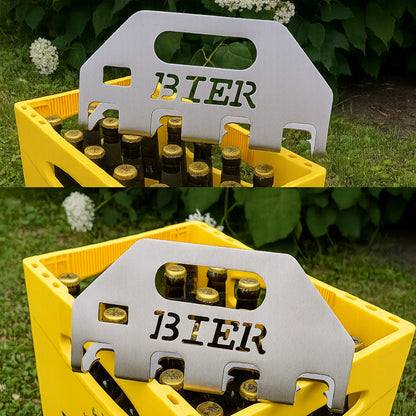 Der Quad-Bieröffner und -träger