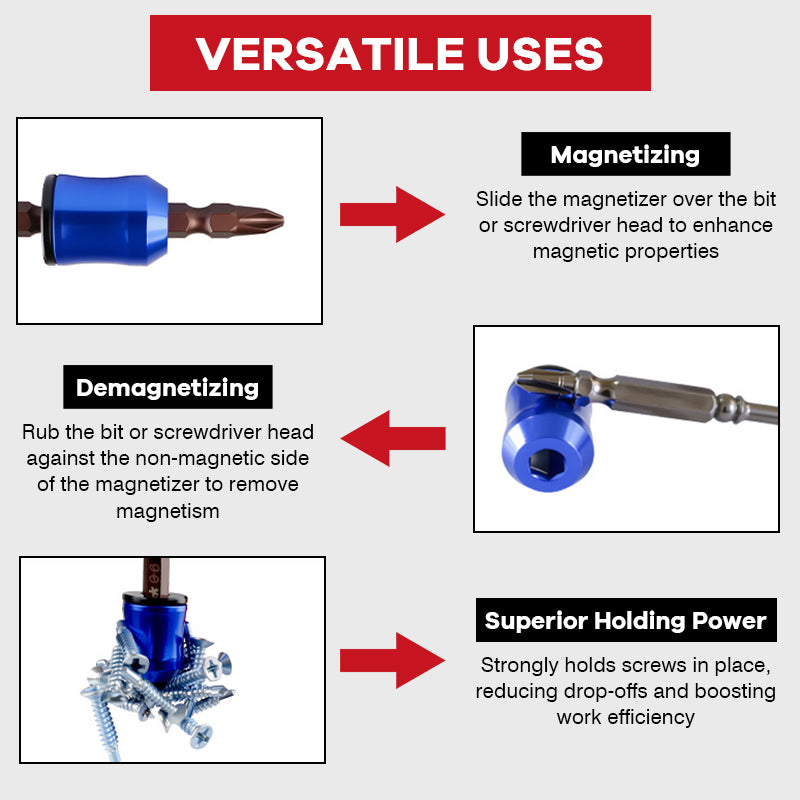 🧲 [Niezbędne narzędzie] Aluminiowy pierścień magnetyczny z gwintem🛠️✨