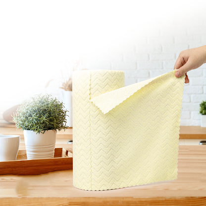 🧼🌀 Mikrofaser-Reinigungstücher Rolle