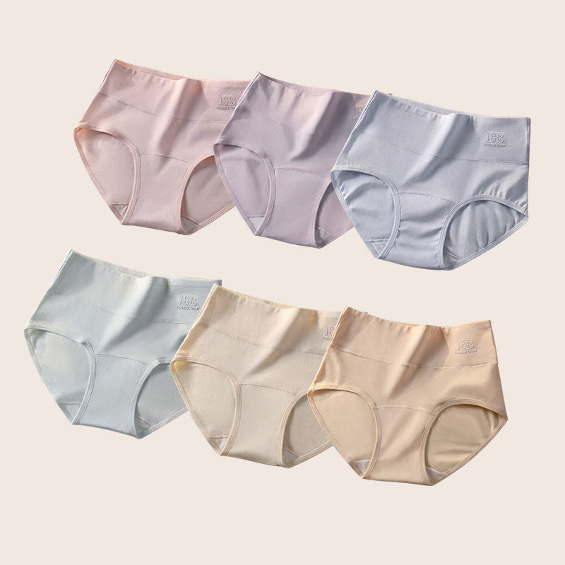 Wysokie majtki bawełniane z lekkim efektem modelującym – miękka wygoda ✨☁️