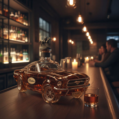 Polizeiauto Whiskyflasche