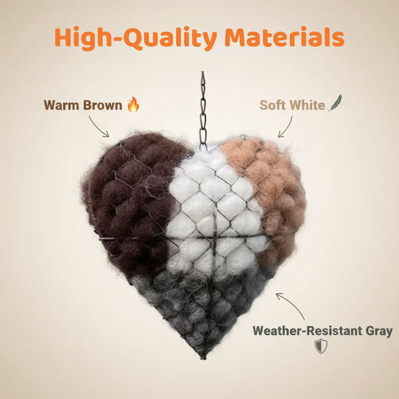 🐦 Serce natury: pomocnik w budowaniu gniazd dla dzikich ptaków