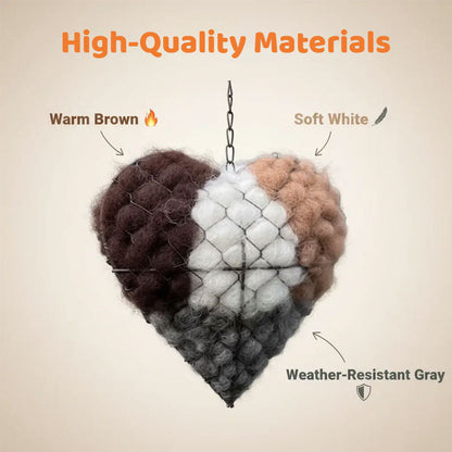 🐦 Serce natury: pomocnik w budowaniu gniazd dla dzikich ptaków