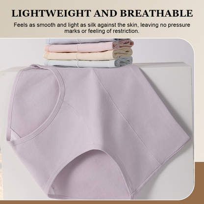 Wysokie majtki bawełniane z lekkim efektem modelującym – miękka wygoda ✨☁️