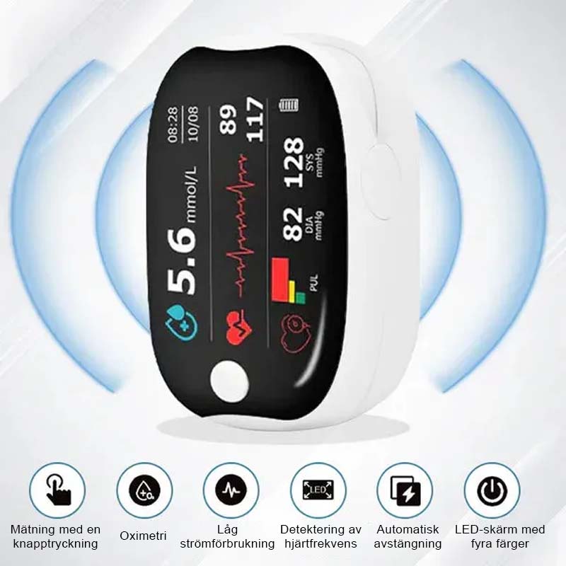 Oximeter med fingerklips