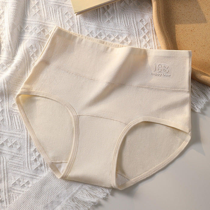 Wysokie majtki bawełniane z lekkim efektem modelującym – miękka wygoda ✨☁️