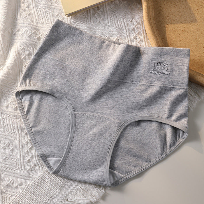 Wysokie majtki bawełniane z lekkim efektem modelującym – miękka wygoda ✨☁️