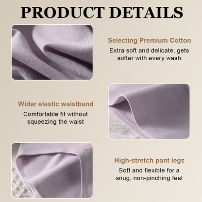 Wysokie majtki bawełniane z lekkim efektem modelującym – miękka wygoda ✨☁️