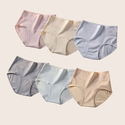 Wysokie majtki bawełniane z lekkim efektem modelującym – miękka wygoda ✨☁️