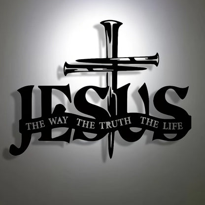 (🎁Letzter Tag 49% OFF)🔥Jesus & Kreuz Design Wandkunst - ⌛Limited Handmade Series