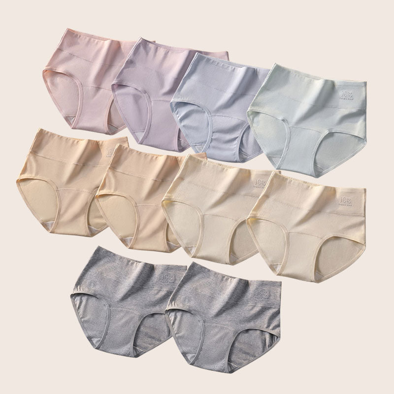 Wysokie majtki bawełniane z lekkim efektem modelującym – miękka wygoda ✨☁️