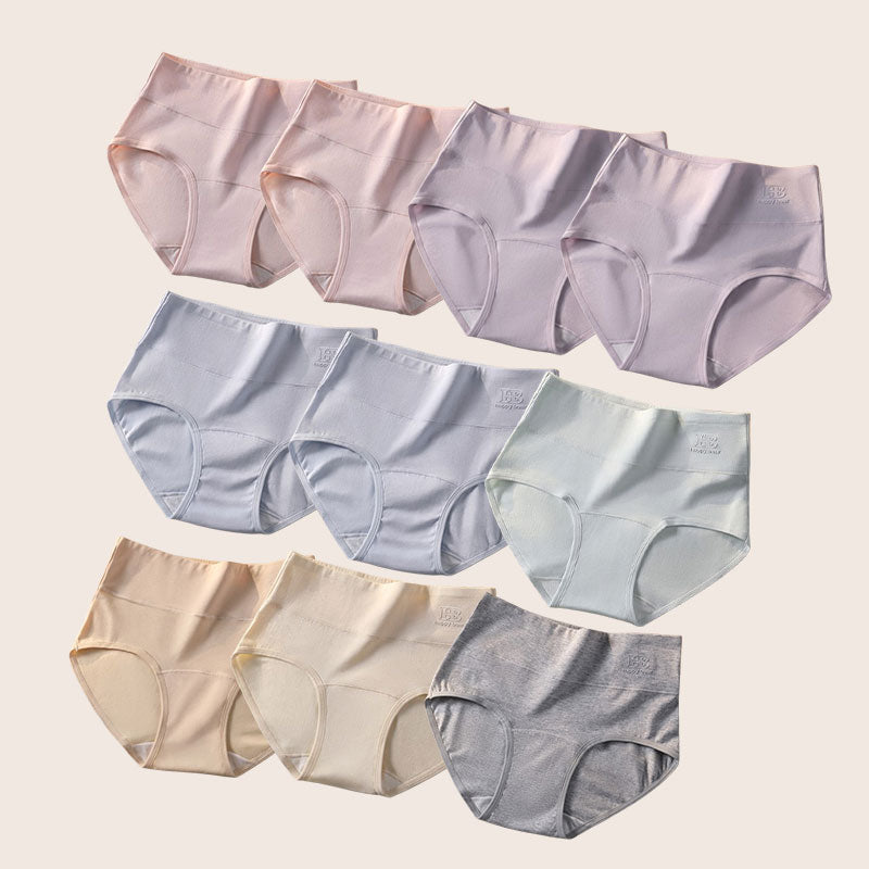 Wysokie majtki bawełniane z lekkim efektem modelującym – miękka wygoda ✨☁️