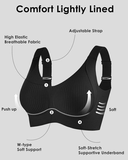 🎁Kaufen Sie 1, erhalten Sie 3 Packungen🔥Rippstrick-BH mit verstellbaren Trägern für Frauen
