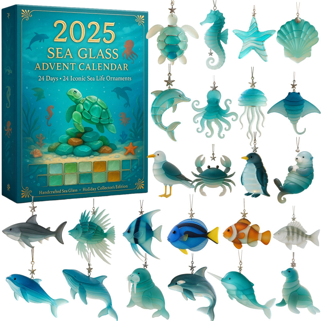 Seeglas-Adventskalender 2025 · Meeresschätze
