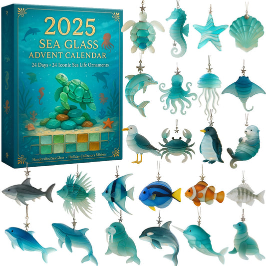 Seeglas-Adventskalender 2025 · Meeresschätze